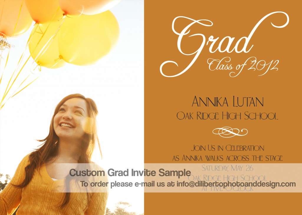 Custom Graduation Invitation
