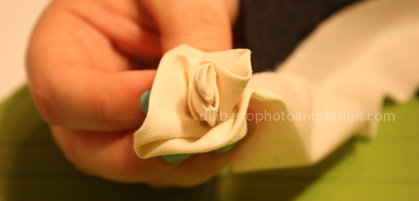 How to make fabric roses