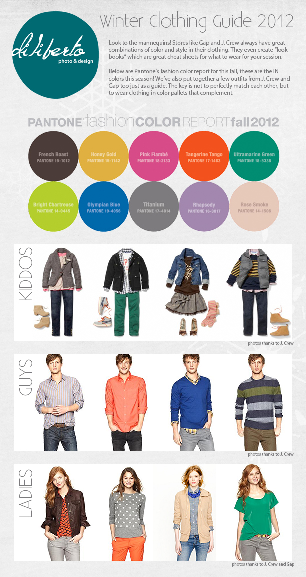 Winter Photos Clothing Guide 2012 – Diliberto Photo and Design