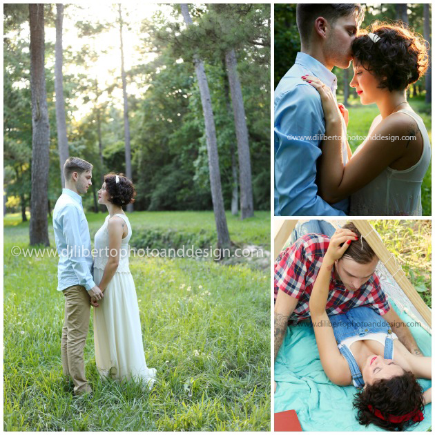 Woods Engagement Photography Session Spring, Texas