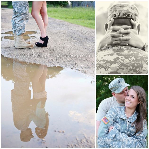 Military Engagement photos, Spring, TX